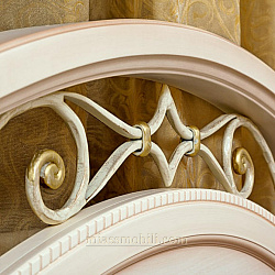 Кровать (1200х2000)  Joconda крем без ножной спинки, вариант №1