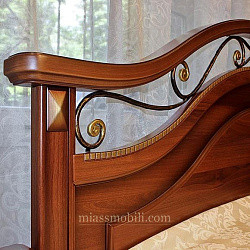 Кровать двойная (1600х2000) Joconda орех вариант №1