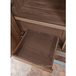 Тумба вкладная центральная для шкафа Modena орех Мокко